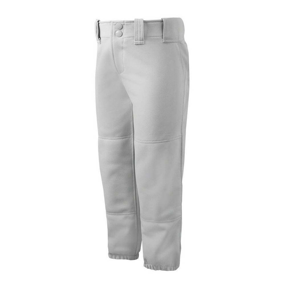 Pantalones Mizuno Softball Belted Para Mujer Grises 5807693-SI